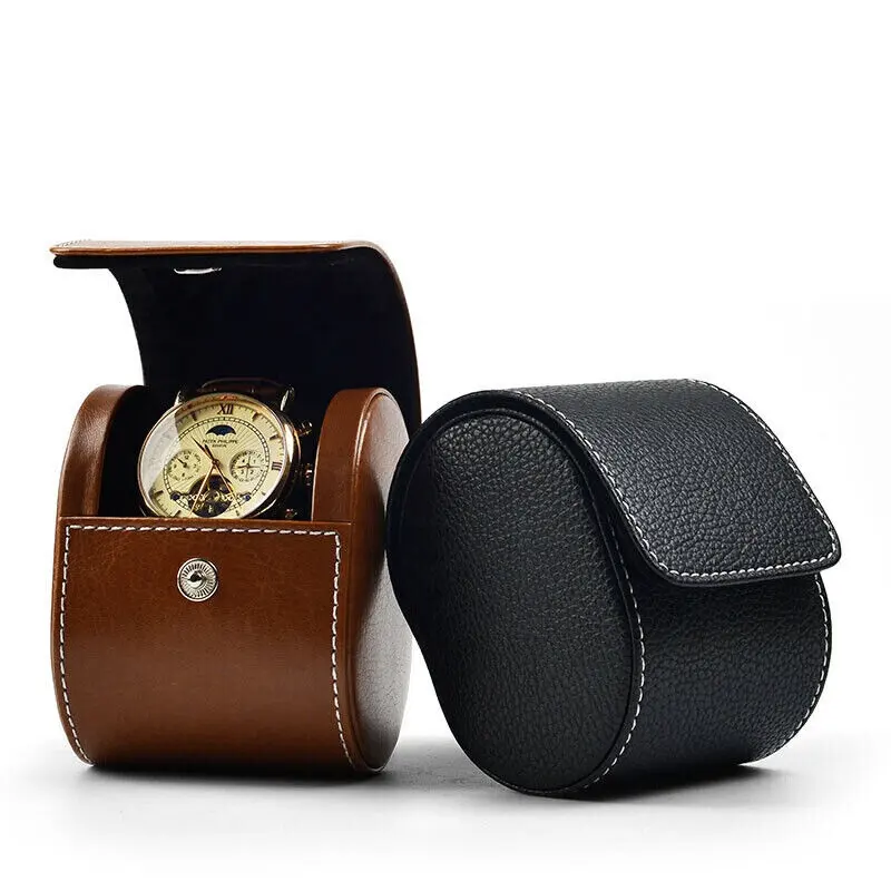 OEM Luxury watch box pu leather designs case