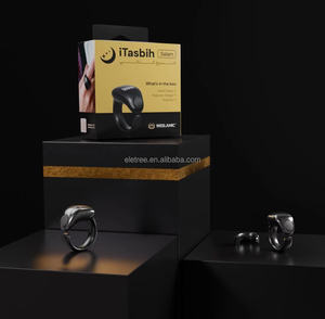 SALAM C2アプリサポート4桁指カウンターIqiblaSmart Praise ZikrリングタリーインテリジェントTasbeeh Tasbihカウンターアラーム付き - Product Image 6