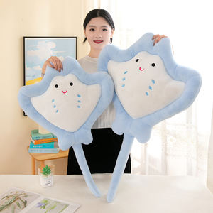 Cute Manta Ray Plush Pillows: <span class=keywords><strong>Adorable</strong></span> Soft Stuffed Sea Creature Toys Juguetes de peluche - Product Image 3