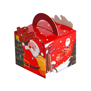 Giáng sinh cho Apple goodie kẹo điều trị hộp Glossy nhiều lớp di động giấy tráng cho Biscuit Đảng ủng hộ tốt cho thực phẩm hộp - Product Image 6