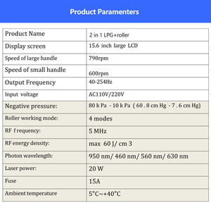 Rouleau de massage interne pour le corps Vela, machine amincissante, raffermissement de la peau, massage lymphatique, élimination de la cellulite, compression innovante - Product Image 4