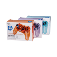 Control Inalámbrico Transparente para Juegos con Turbo y Motor de Vibración para PC, Android, iOS, Teléfono Móvil y TV Box