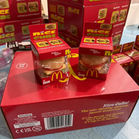 Jouet sensoriel anti-stress en forme de hamburger souple à rebond lent en caoutchouc PU pour filles de 14 ans et plus