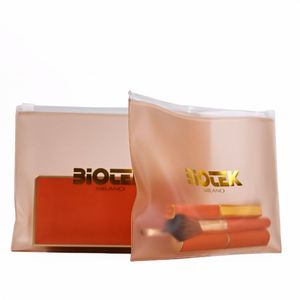 Petit sac en PVC transparent personnalisé avec fermeture éclair pour cosmétiques, bijoux, emballage de bagues, pochette zippée - Product Image 1