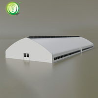 Invernadero de Vidrio con Panel Solar Fotovoltaico para Agricultura, Venta al por Mayor de Fábrica Jiapei