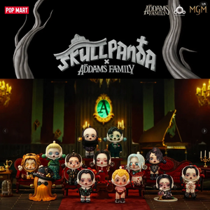 Para POP MART Official SP Blind Box Skullpanda X <span class=keywords><strong>Addams</strong></span> Family <span class=keywords><strong>Series</strong></span> PVC Toy Figure Estatuas Novedad Mystery Boxes para niños - Product Image 2