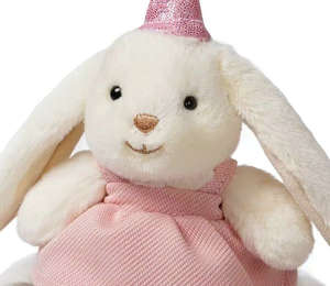 Boneka Kelinci Kawaii Plushie Mainan Boneka Isi Lembut untuk Kue Ulang Tahun, Mainan Penghibur untuk Bayi dan Kamar Bayi - Product Image 2