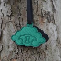 Vente en gros de nuages de bon augure suspendus désodorisant parfum voiture cadeau décoratif parfumé pendentif armoire simili cuir tablette