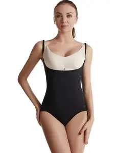 Slim Beauty Slim Fit eo chặt chẽ Jumpsuit, sau sinh bụng dây đeo áo ngực, ngực nâng và hip đóng cửa vải