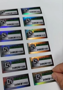 Fabricante de China adhesivo personalizado impermeable vacío pegatina holograma - Product Image 6