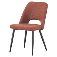 Chaise de salle à manger moderne en velours élégante avec pieds en métal doré, chaise d'appoint rembourrée pour restaurant et salle à manger