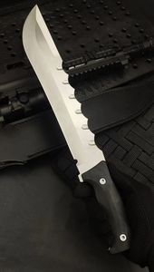 มีดพับทรงตรงแบบยุทธวิธี DIY OEM คุณภาพสูง สแตนเลส ด้ามจับ G10 ปลอกพลาสติก สำหรับเอาตัวรอดกลางแจ้ง LS089 รับประกัน 1 ปี - Product Image 5