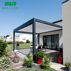 Pérgola Eléctrica de Aluminio para Montar en la Pared, Bioclimática, Motorizada, para Jardín, Envío a Auckland - Product Image 5