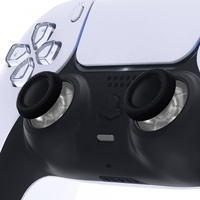 Bâton de pouce analogique de remplacement bicolore noir clair pour manette Dualsense PS5