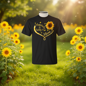 La felicidad es ser abuela, camiseta del día de la madre con diseño de girasol - Product Image 3