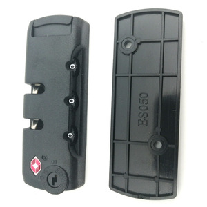 Candado TSA para Equipaje 86x30x19mm Negro Material ABS Candado de Combinación para Maleta y Bagaje - Product Image 3