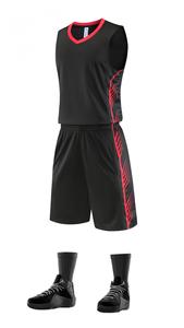 Ensemble d'uniformes de basket-ball pour hommes, léger et respirant, conçu par le fabricant, vêtements de sport en gros personnalisés, sweat-shirt imprimé, maillot - Product Image 3