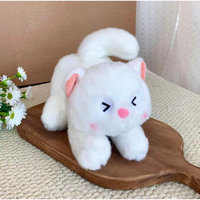 Fabricant chinois de jouets en peluche pour machine à grue, en tissu peluche double couche, bords arrondis doux, 7 pouces, pour les magasins de rédemption de prix