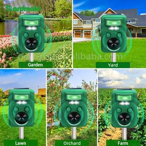 Répulsif pour animaux d'extérieur à énergie solaire avec son ultrasonique pour la ferme, la pelouse, le jardin et les animaux. - Product Image 4