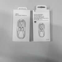 Kabel Pengisi Daya USB-C 60W 1M Kepang Grosir untuk Iphone 18 17 15 Pro Max Tipe-C ke USB C Kabel Data Dengan Kotak Retail Kualitas Bagus