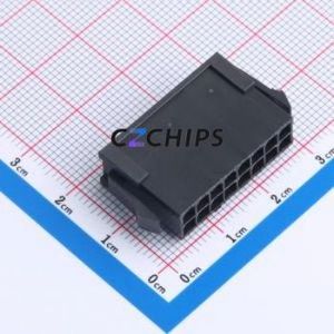 ZX-MX3.0-2-8P-HMJK Housing (Wire-to-Board / Wire-to-Wire) P=3mm Connector 2x8P 3mm Micro-Fit (MX 3.0) 3mm - Product Image 2