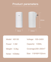 Diffuseur d'arômes électrique de luxe Crearoma Mini diffuseur d'huiles essentielles avec prise Bluetooth et Wifi Machine de diffusion de parfum d'air pour la maison