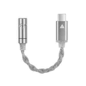 Adaptateur <span class=keywords><strong>audio</strong></span> Type C vers 3,5 mm pour connexion casque téléphone/tablette, transmission haute fidélité sans perte, liaison directe - Product Image 1