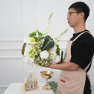 Wholesale events Decor <b>Artificial</b> Flower Ball Arrangement Centerpieces for Wedding Table Party Decorations Silk Flowers - Product Image 3