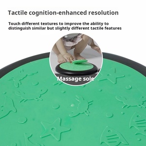 Discos Táctiles de Entrenamiento Sensorial Universal <span class=keywords><strong>para</strong></span> Niños, Almohadilla de Masaje Educativa Montessori, Juguete de Coordinación y Equilibrio - Product Image 3