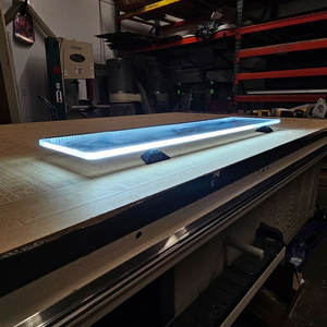 맞춤 제작 벽걸이형 DIY 평면 아크릴 LED 디스플레이 선반 - Product Image 5