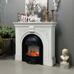 Nouvelle Conception Luxe Personnalisé Moderne Cheminée Intérieure Villa Bois Naturel Classique <span class=keywords><strong>pour</strong></span> la Décoration Intérieure et l'Aménagement Extérieur Blanc - Product Image 6