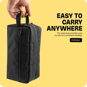 Borsa da Toilette Personalizzata per Viaggi Uomo e Donna, Organizer da Viaggio Spazioso, Astuccio Cosmetico Resistente per Kit da Toilette - Product Image 4