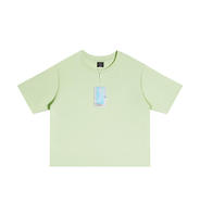 Sans logo ni étiquettes, disponible en stock, OEM et ODM. T-shirt pour homme à col rond antibactérien de 240 g, style minimaliste uni, manches courtes cool