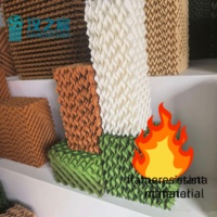 Panneau de refroidissement évaporatif en papier kraft pour élevage de bétail et volailles, matériau ignifuge, pour refroidisseur d'air à eau