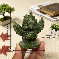Statue de Phénix en Jaspe Serpentine Naturel Sculpté, Pierre de Guérison, Figurine Animale, Décoration de Bureau, Cadeau – Vente en Gros