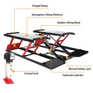 Élévateur à ciseaux de voiture élévateur de voiture hydraulique ciseaux élévateur à ciseaux de voiture à profil bas - Product Image 2