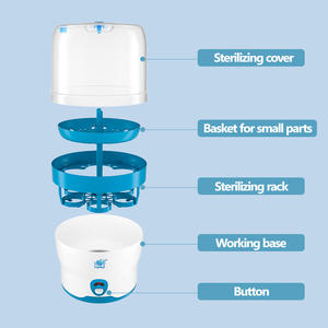 عالية قدرة سهلة الاستخدام البخار التعقيم ل زجاجة رضاعة للأطفال الحليب المحمولة زجاجة رضاعة للأطفال التعقيم - Product Image 6