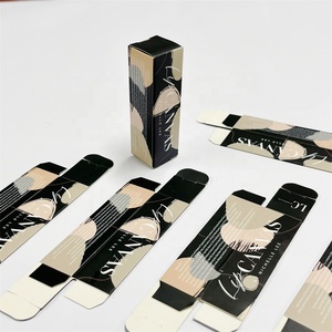 Gradient Son môi Ống bao bì môi lót Bộ dụng cụ Son bóng tùy chỉnh hộp đen hộp mỹ phẩm in Offset giấy tráng chấp nhận - Product Image 1