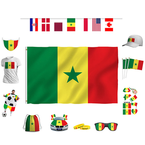 Venta al por Mayor de Camisetas de Fútbol de Senegal de Alta Calidad, Material de Poliéster, Tamaño Personalizado, Impresión Digital, Logotipo Personalizado, Maillot De - Product Image 1