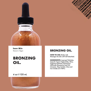 Isner milla OEM/ODM Etiqueta Privada hidratante bronceado sin sol brillo cuerpo sol bronceadores resplandor aceite - Product Image 3