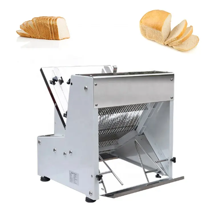 Kommerzielle Bäckerei Ausrüstung Hersteller Brots ch neiden Herstellung Maschine Brots ch neider 31 Stück Toastbrot Schneide maschine