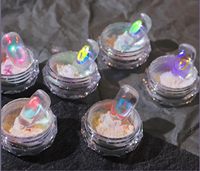 Poudre à ongles néon arc-en-ciel holographique, poudre caméléon multichrome, pigment irisé nacré, paillettes pour nail art