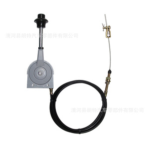 Manual <b>Throttle</b> <b>Cable</b> Controller Rubber Jacket Construction Equipment Diesel Engine Universal Fit - Product Image 1