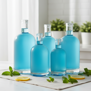 Contenants en verre vides de 500 ml, bouteilles en verre de 16 oz pour boissons, bouteilles en verre transparentes de 500 ml en gros - Product Image 2