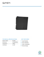 Módulo de Comunicación Ethernet Serie Q M-ITSUB PLC QJ71E71-100 Usado, Controlador Lógico Programable para Automatización Industrial
