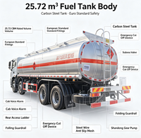Camion-citerne neuf QTD Jincheng 8X4, 25,72 m³, 32 tonnes de charge utile, conduite à gauche, norme Euro, transport de liquides dangereux