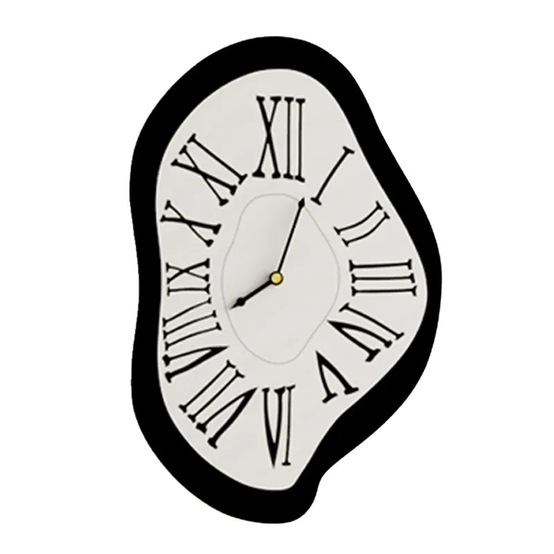 Suspensão irregular derretendo relógio Salvador Dali a persistência da memória oilpainting arte parede relógio mesa relógio