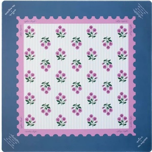 Tapete de Mahjong Americano con Diseño Floral Rosa Pastel, Cubierta de Mesa con Estampado de Tulipanes y Mariquitas, Plegable, Antideslizante, Reductor de Ruido - Product Image 2