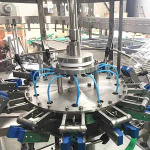 Penuh Otomatis Kecil Mesin Pengisian Cairan Jus Produksi Buah Juice Mini Pabrik