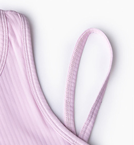 Phụ Nữ Của XS Tập Thể Dục Crop T-Shirts Với Chống-Thu Nhỏ Thiết Kế Độn Yoga Vest Và Mở Trở Lại Có Tính năng Xà Cạp Quần Tops Áo Ngực - Product Image 5